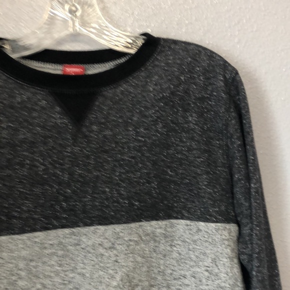 Arizonia Jean sweatshirt Boys L Large 14/16 two tone gray long sleeve pullover - Picture 5 of 7